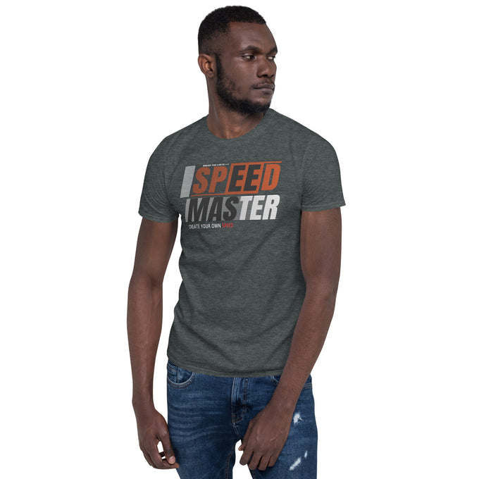 Biker Motorrad T-Shirts "Super Bike Speed Bike Racing Bike" Variante 7 – Dunkelgrau meliert – Vorderansicht