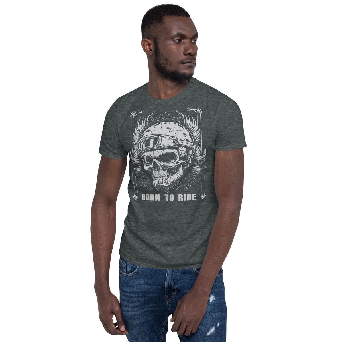 Herren T-Shirt "Born To Ride"-Biker-Shirts