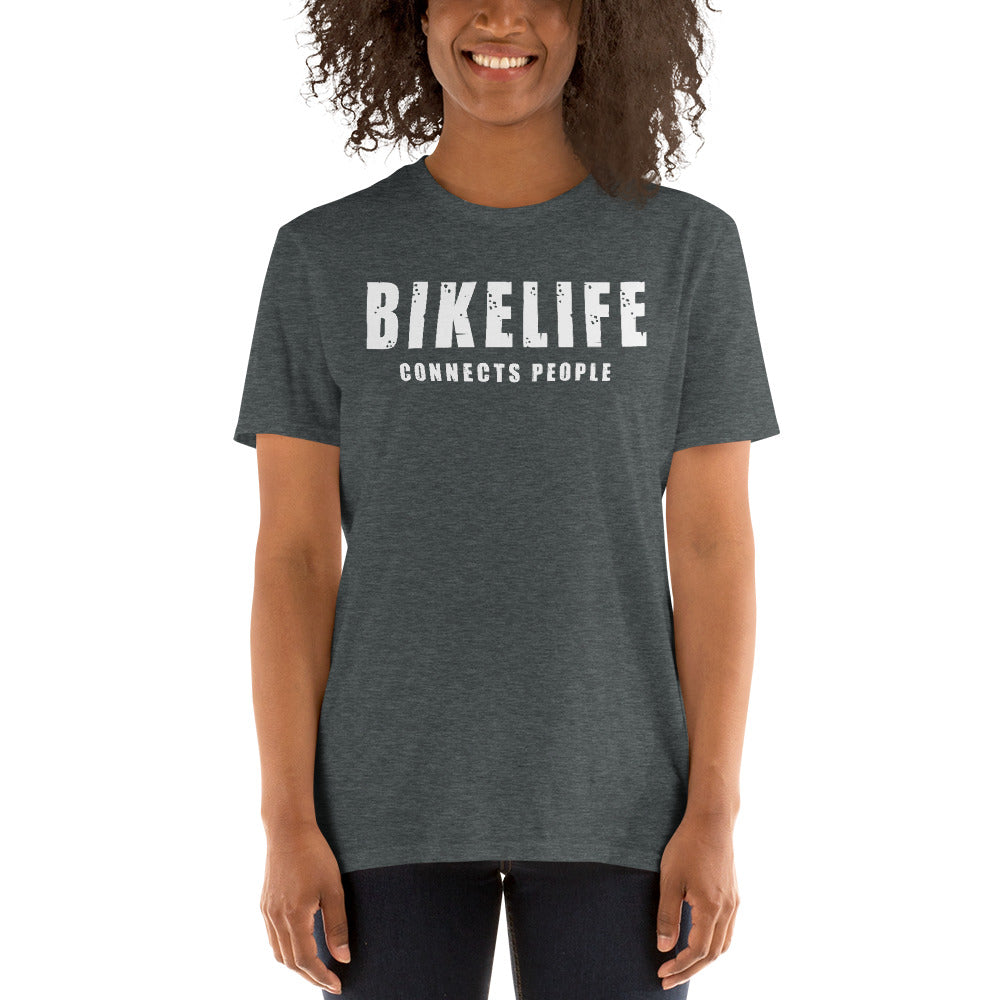 Herren T-Shirt "Bikelife Connects People"-Biker-Shirts