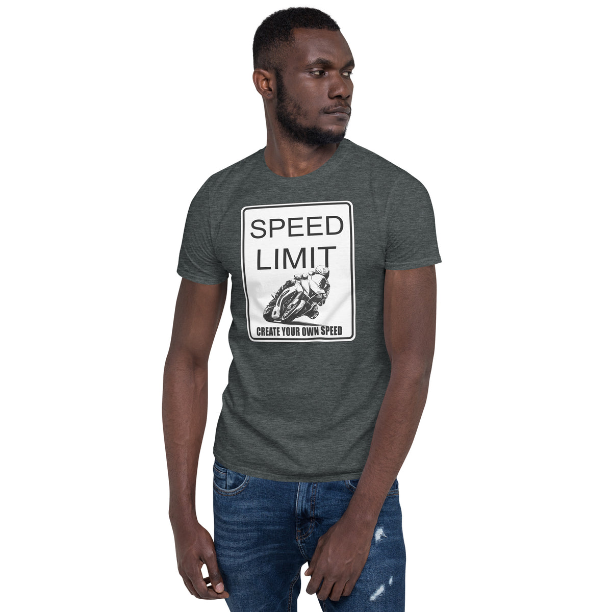 Herren T-Shirt " Speed Limit Create Your Own Speed" Variante 1-Biker-Shirts