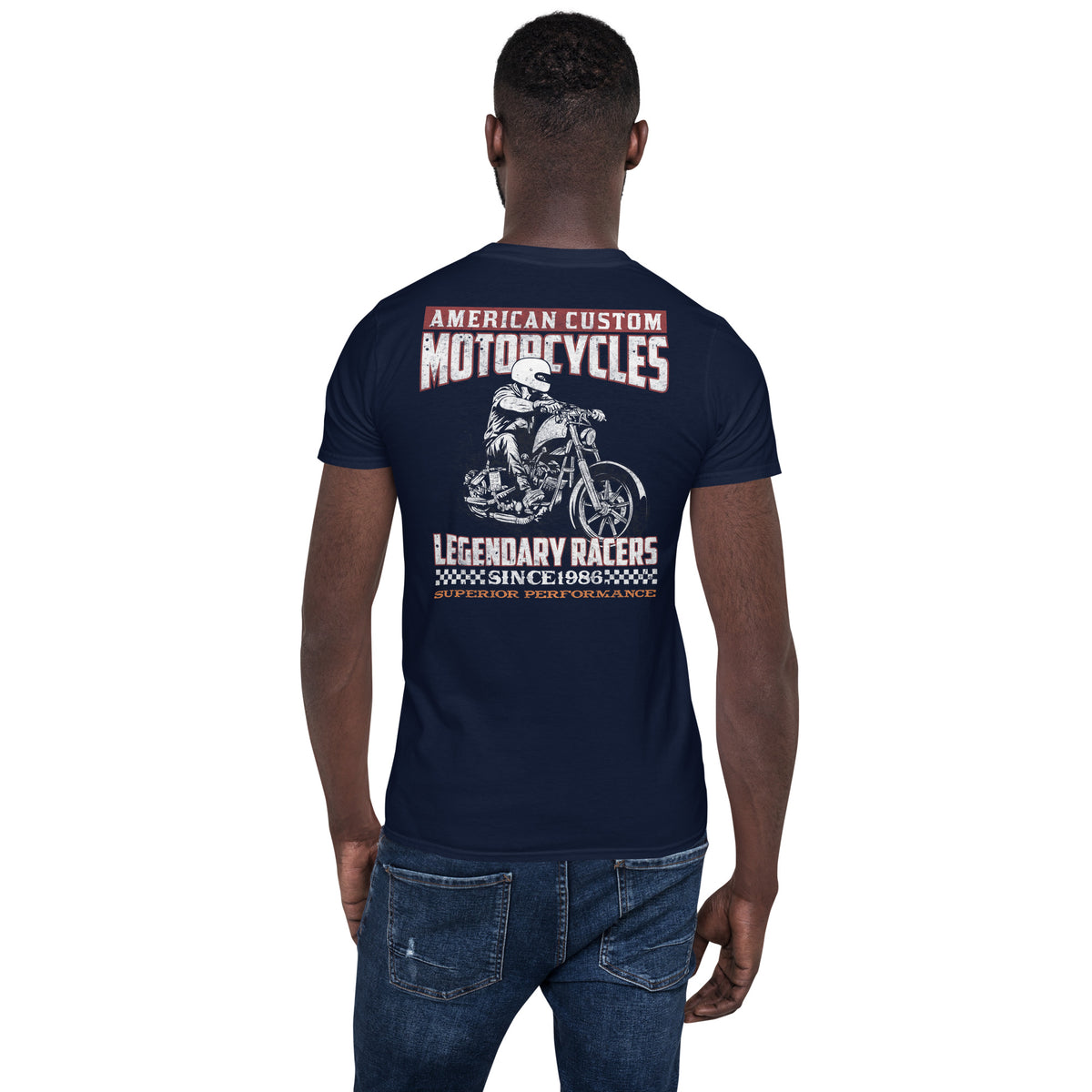 Herren T-Shirt "American Custom Motorcycles Variante2"-Biker-Shirts