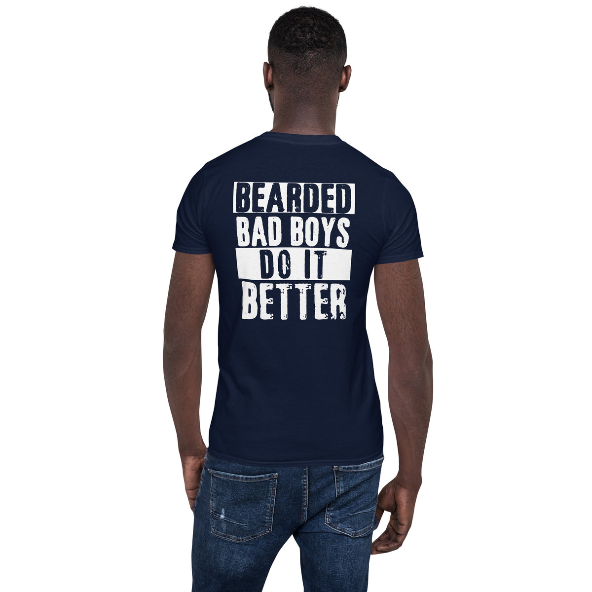 Herren T-Shirt "Bearded Inked Bad Boys Do It Better "-Biker-Shirts