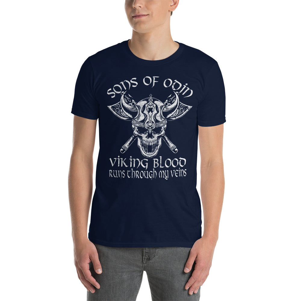 Herren T-Shirt Wikinger "Sons of Odin" Variante 8-Biker-Shirts