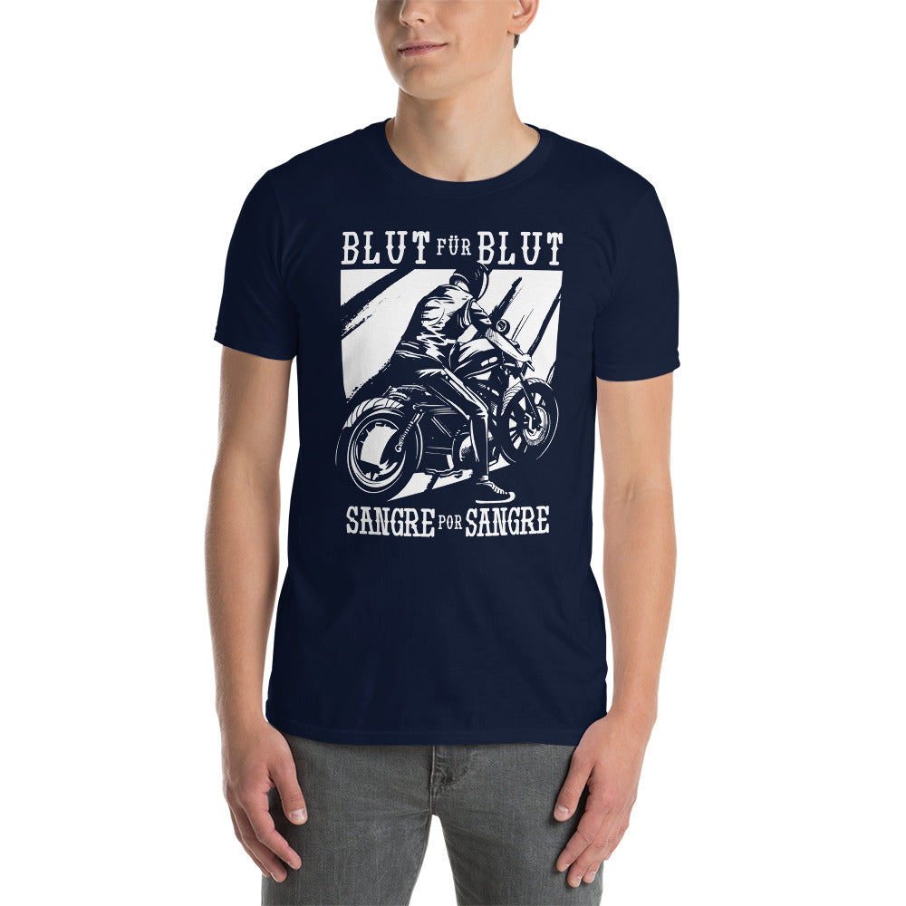 Herren T-Shirt "Blut für Blut"-Biker-Shirts