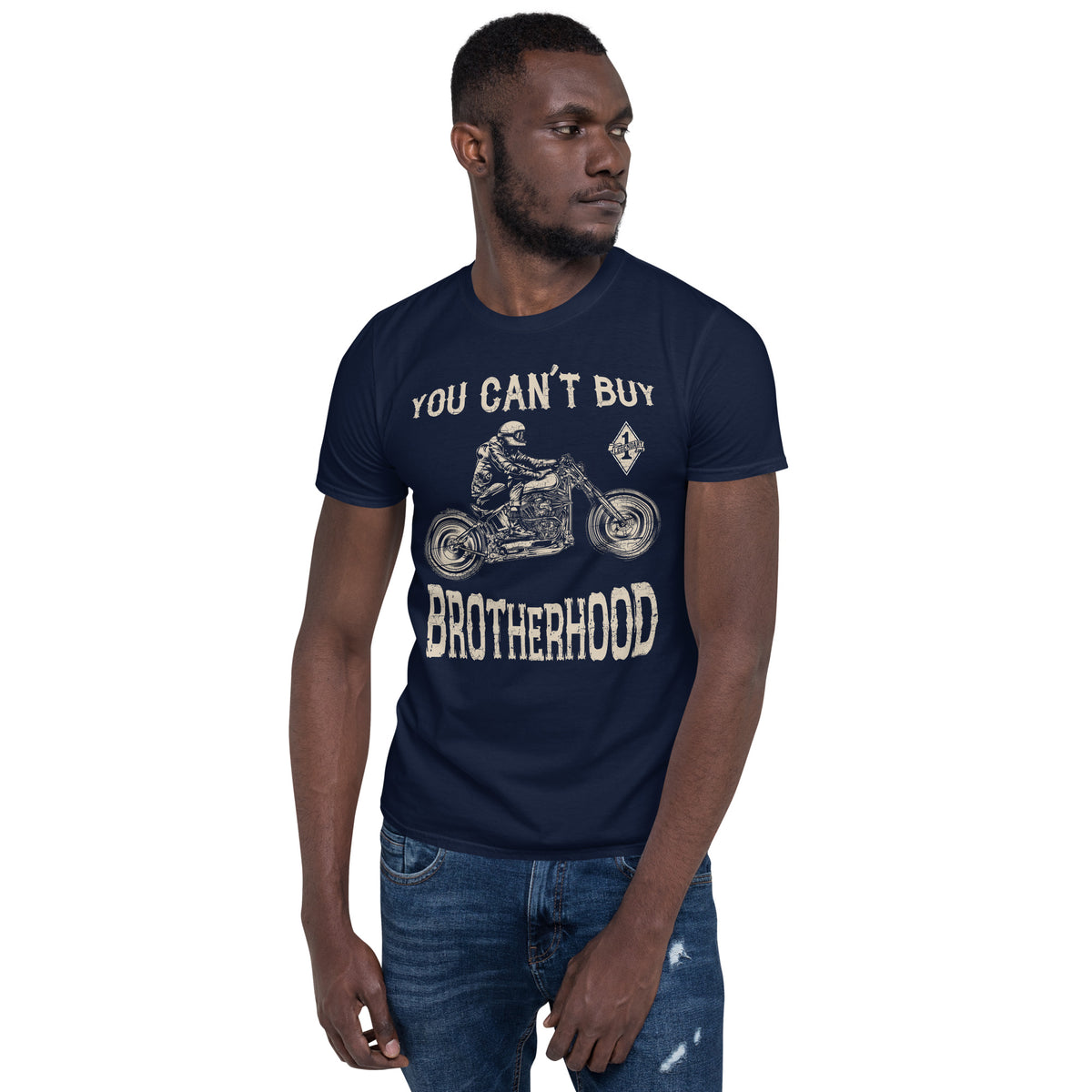 Herren T-Shirt "Can't buy Brotherhood" Variante 2-Biker-Shirts