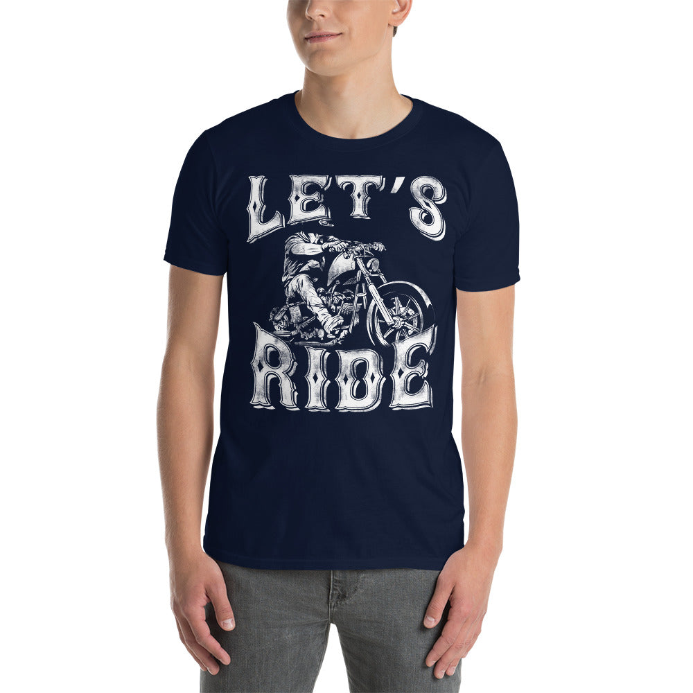 Herren T-Shirt "Lets Ride" Variante 1-Biker-Shirts