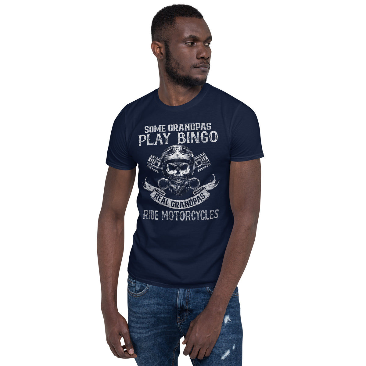Herren T-Shirt "Real Grandpas" Variante 2-Biker-Shirts
