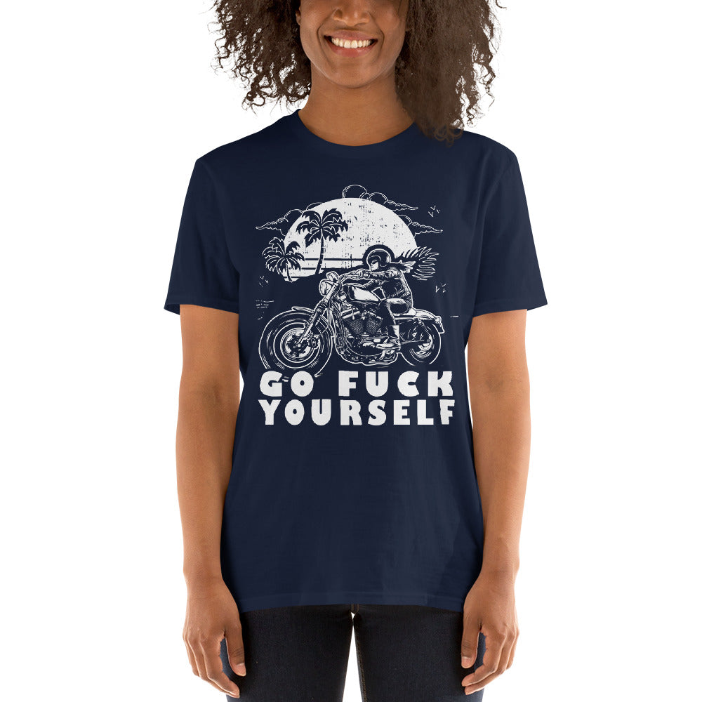 Damen T-Shirt "Go f*ck yourself!"-Biker-Shirts