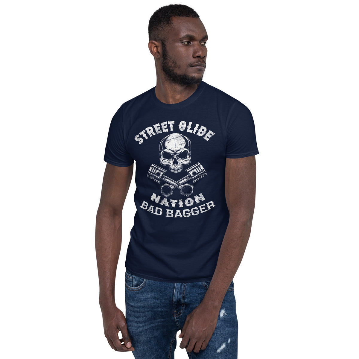 Herren T-Shirt "Bad Bagger"-Biker-Shirts