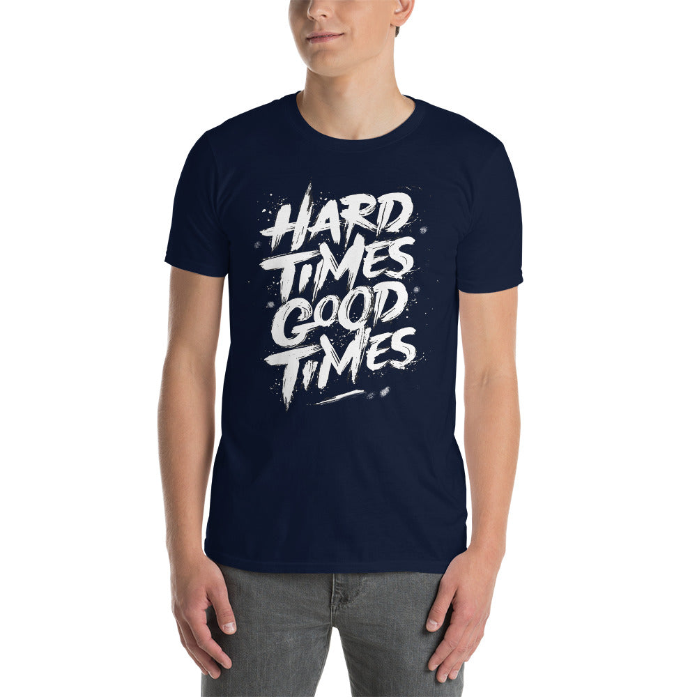 Herren T-Shirt "Hard Times Good Times"-Biker-Shirts