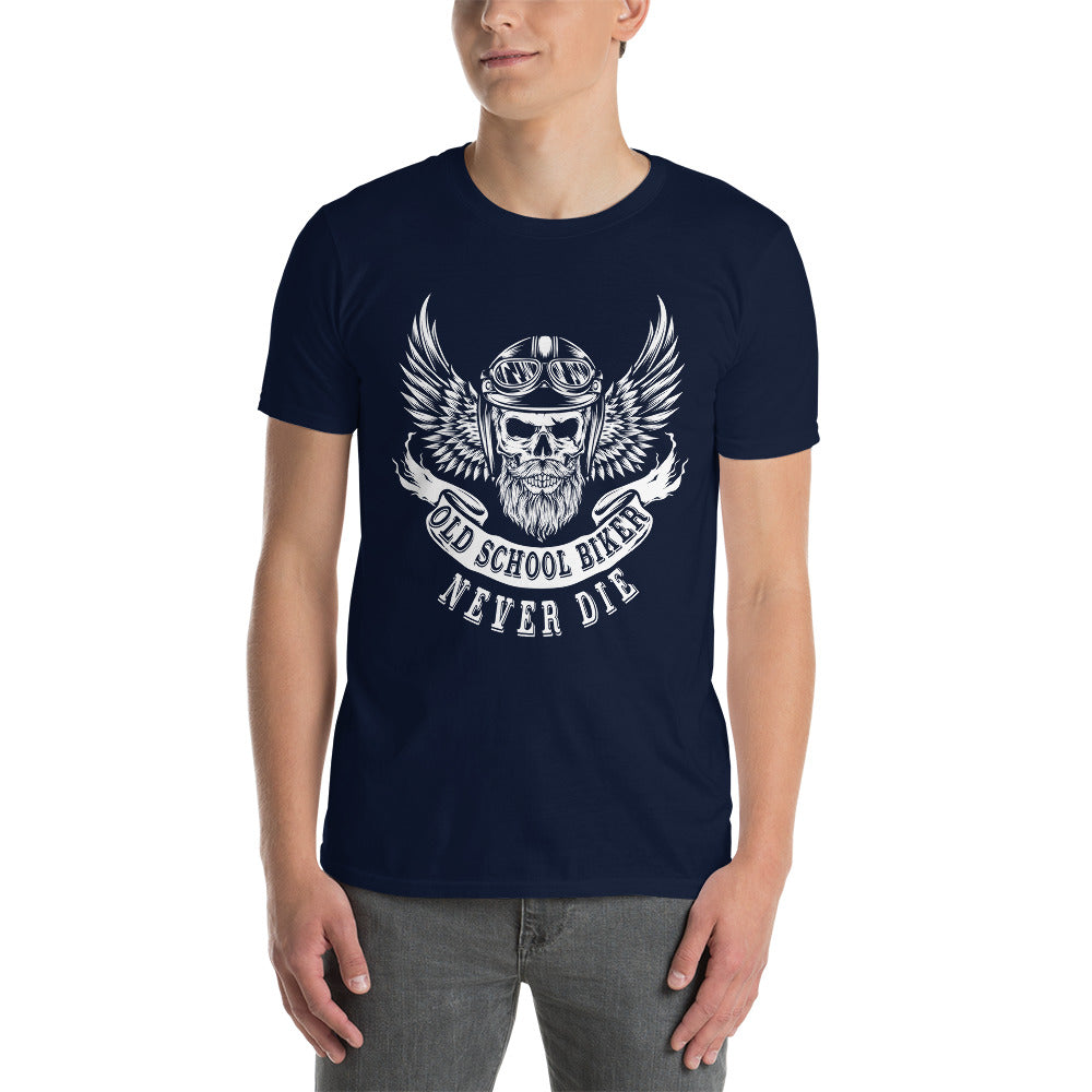 Herren T-Shirt "Oldschool Biker" Variante 10-Biker-Shirts