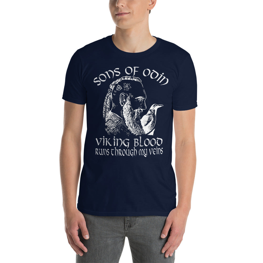 Herren T-Shirt Wikinger "Sons of Odin" Variante 5-Biker-Shirts