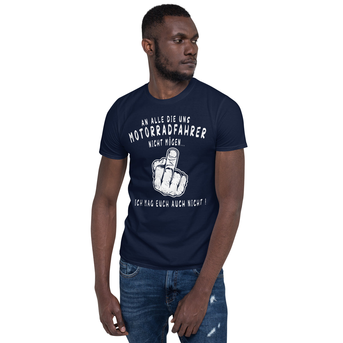 Herren T-Shirt "An Alle" Variante 1-Biker-Shirts