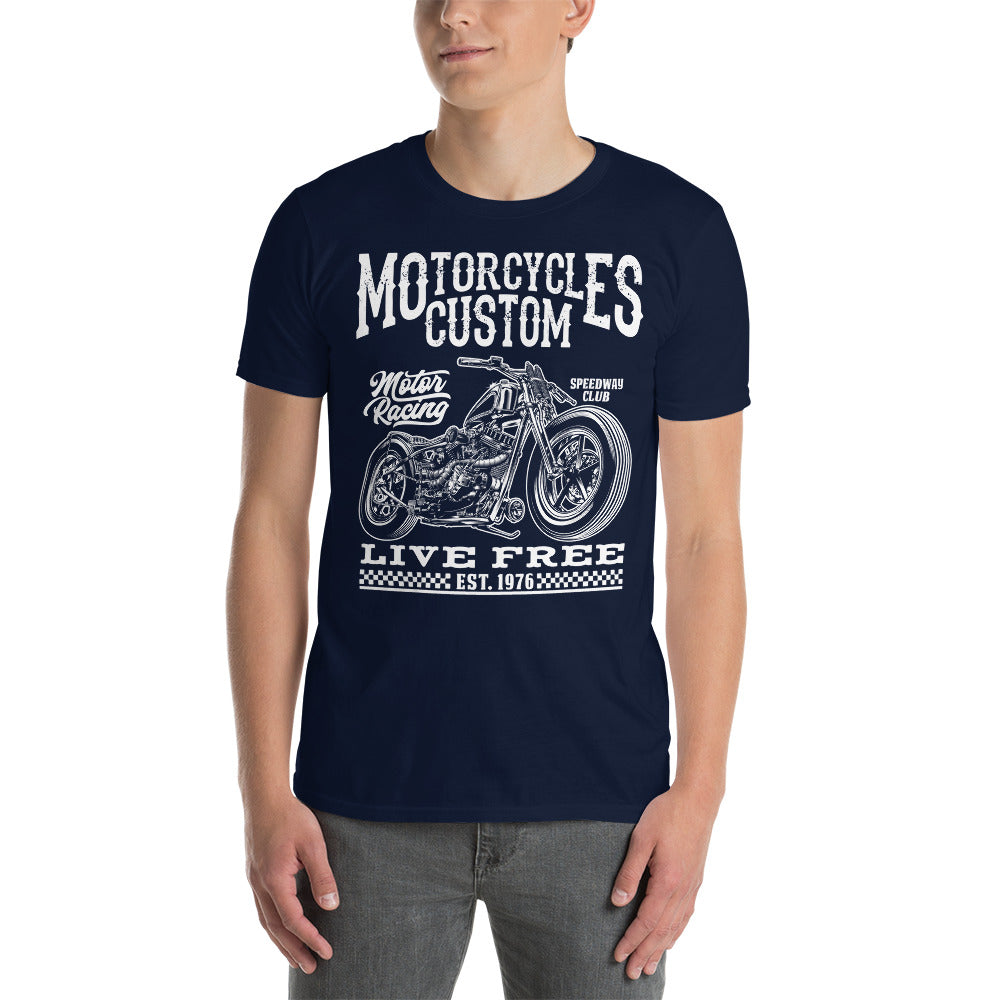 Herren T-Shirt "Motorcycles Custom Shirt"-Biker-Shirts