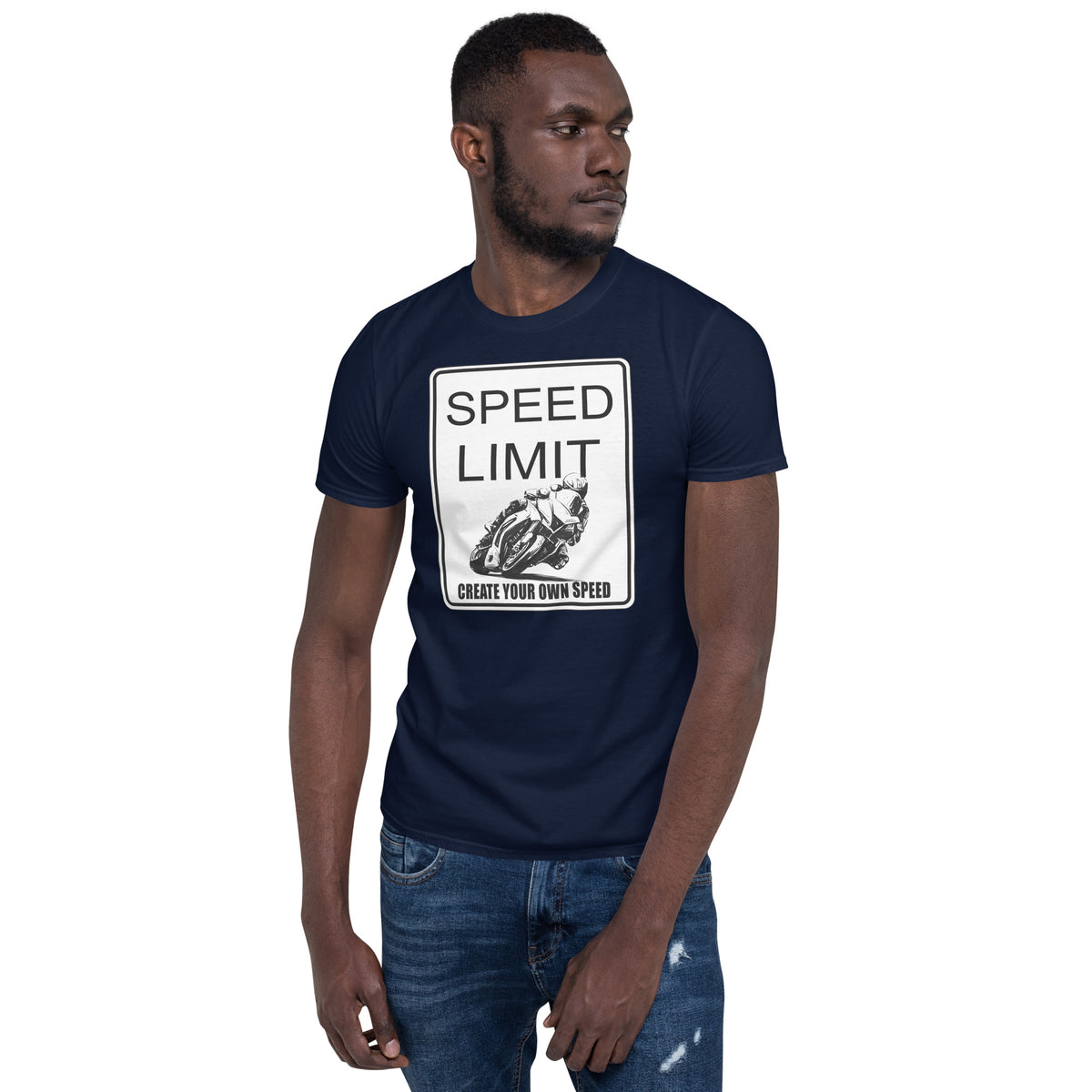 Herren T-Shirt " Speed Limit Create Your Own Speed" Variante 1-Biker-Shirts