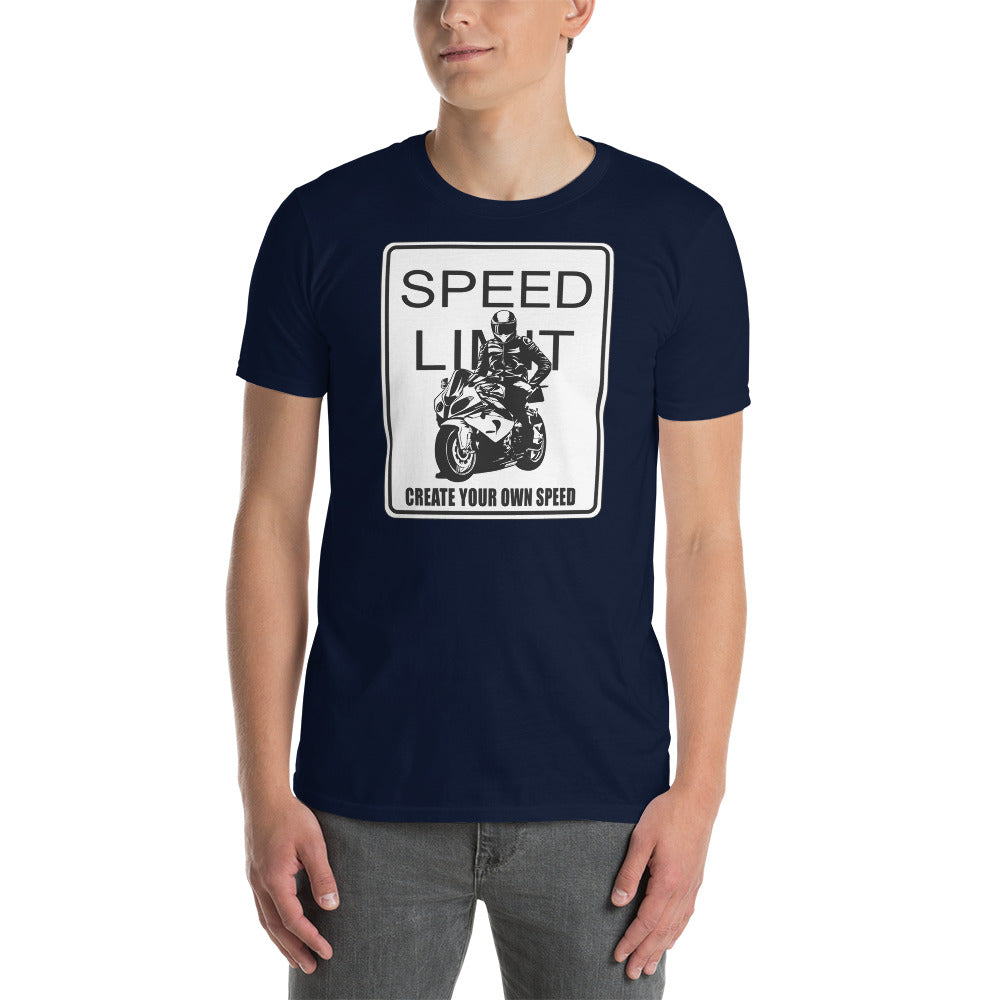 Herren T-Shirt " Speed Limit Create Your Own Speed" Variante 2-Biker-Shirts