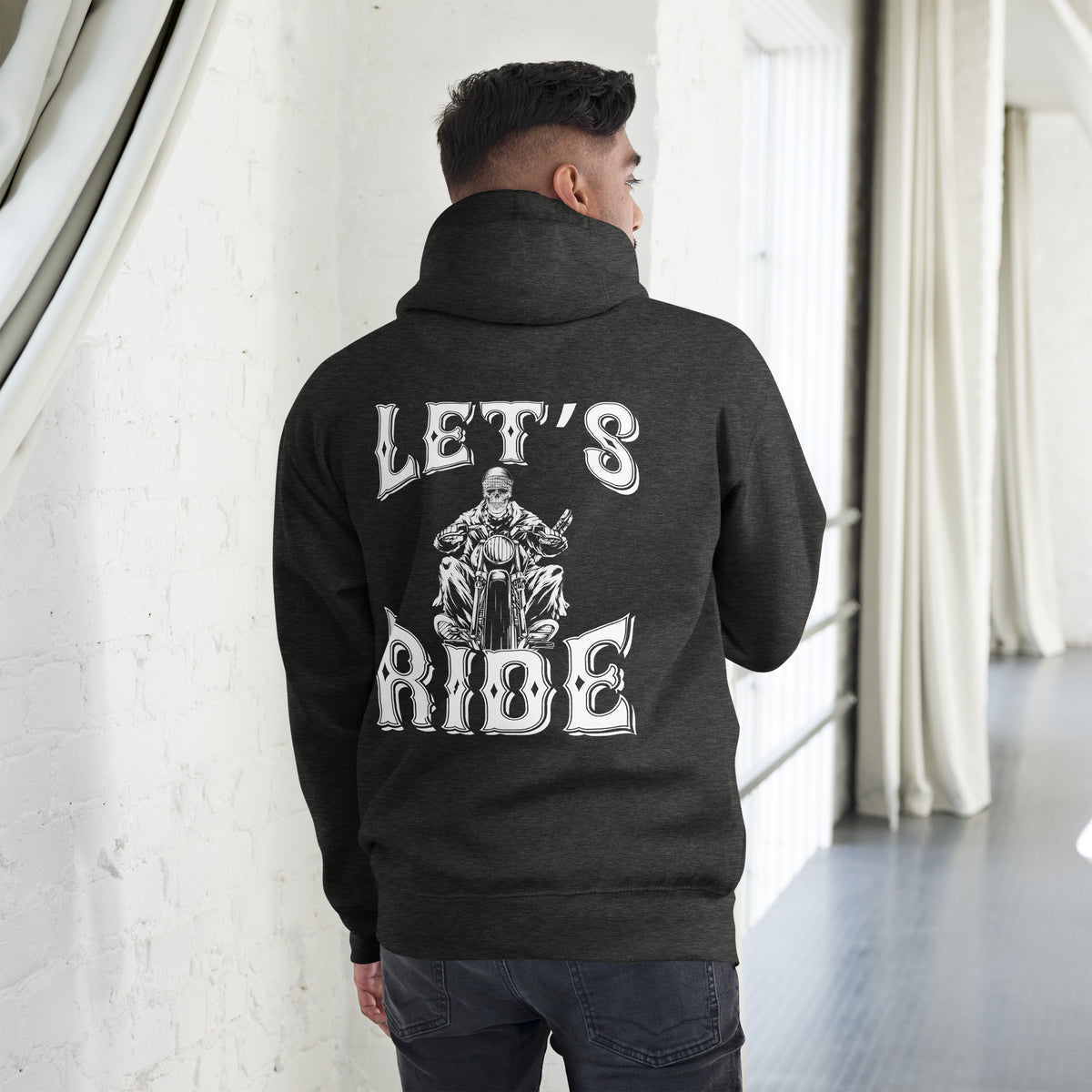 Biker - Premium Unisex Hoodie " Lets´´s Ride"-Biker-Shirts