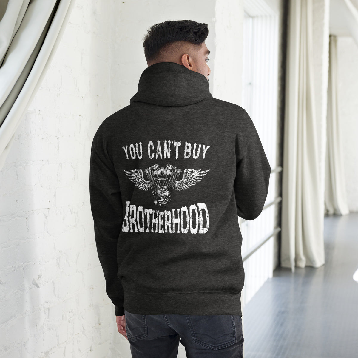 Biker - Premium Unisex Hoodie " You Can´t Buy Brotherhood"-Biker-Shirts