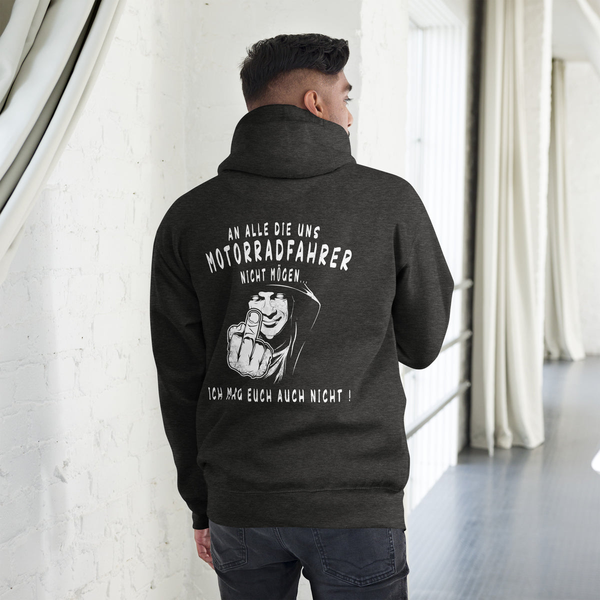 Biker - Premium Unisex Hoodie " An alle die uns Motoradfahrer nicht mögen" Variante2-Biker-Shirts