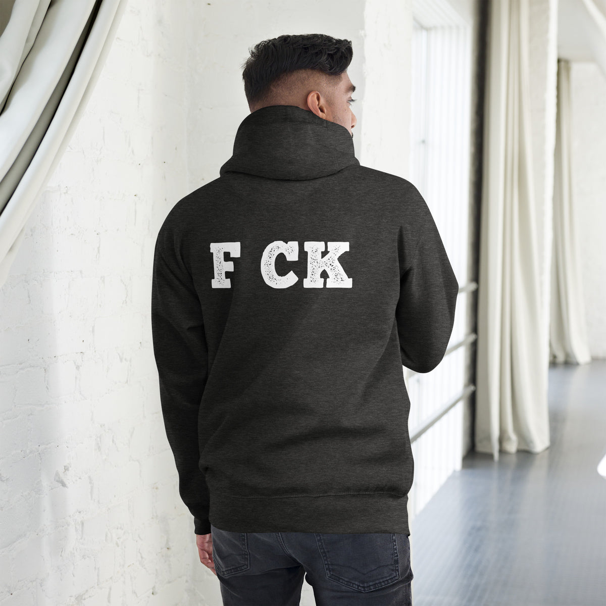 Biker - Premium Unisex Hoodie " Fuck"-Biker-Shirts