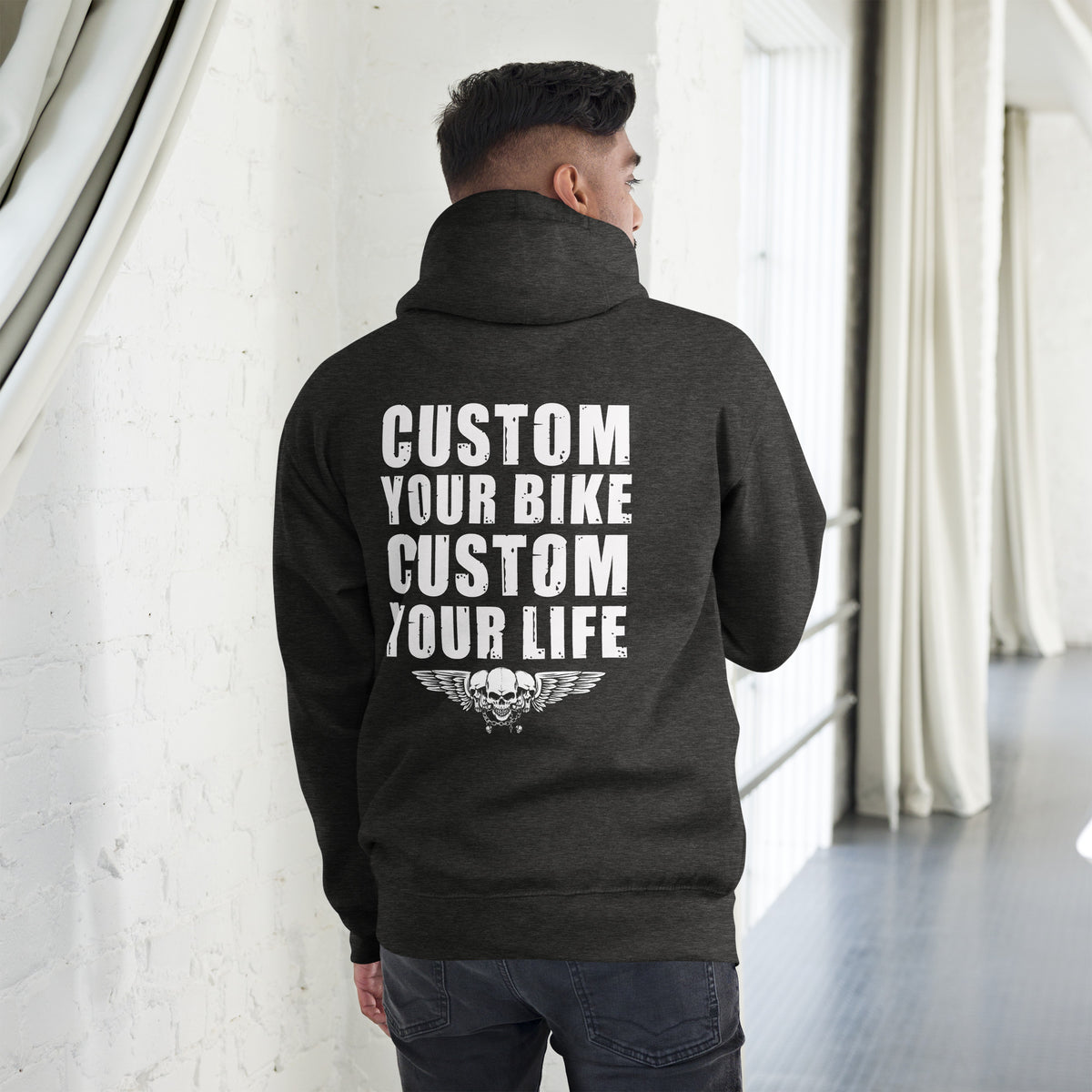 Biker - Premium Unisex Hoodie " Custom your Biker Custom Your Life"-Biker-Shirts