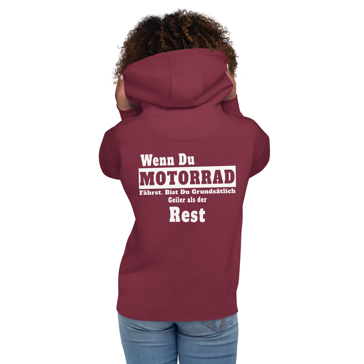 Biker - Premium Unisex Hoodie " Geiler als der Rest"-Biker-Shirts