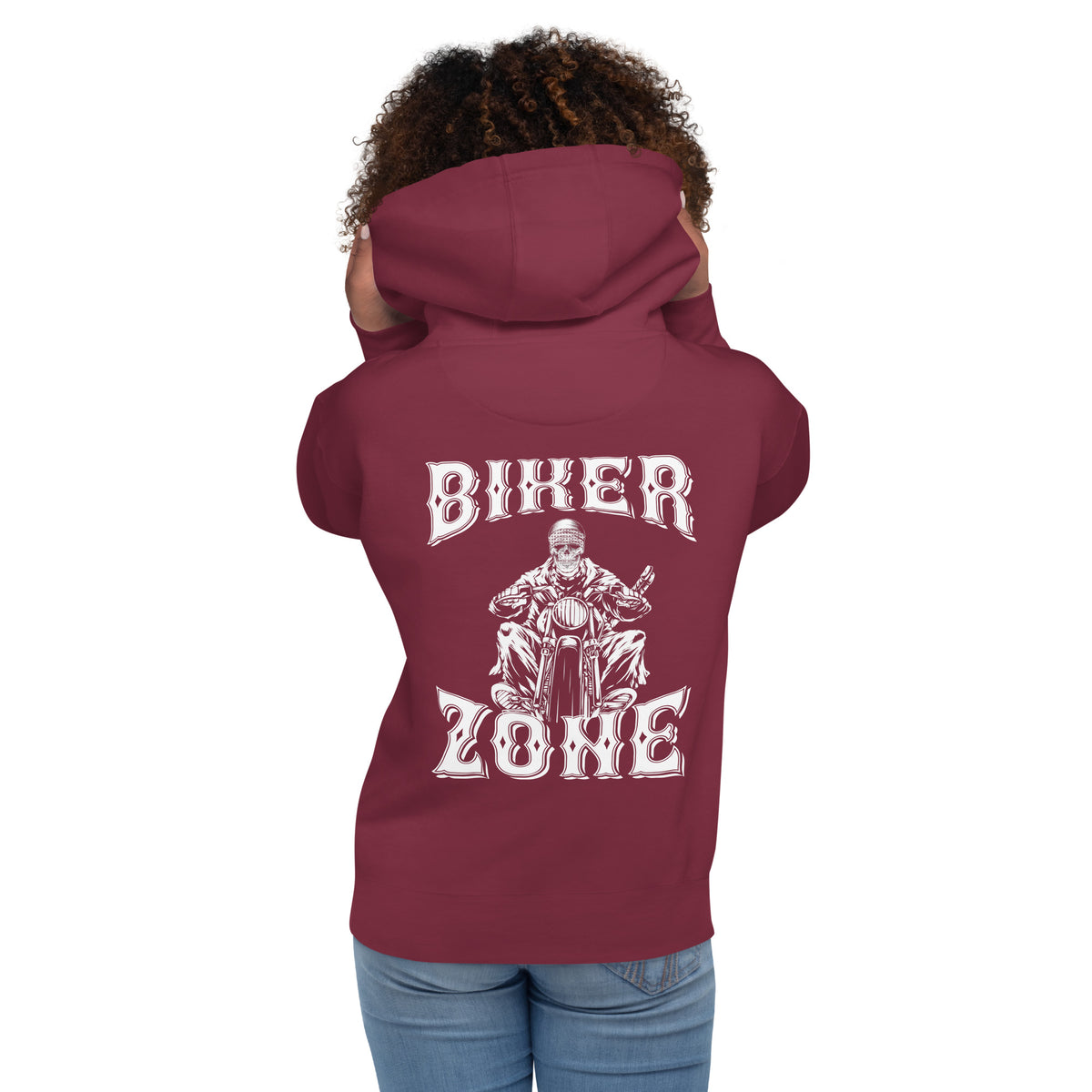 Biker - Premium Unisex Hoodie " Biker Zone"-Biker-Shirts