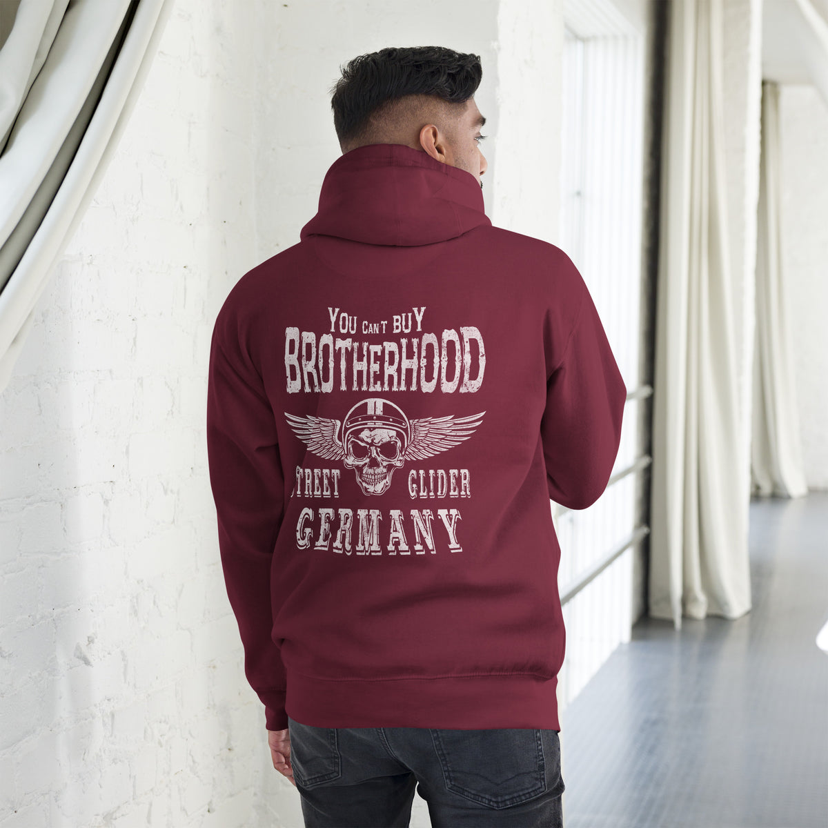 Biker - Premium Unisex Hoodie " Street Glider Germany" Variante 2-Biker-Shirts