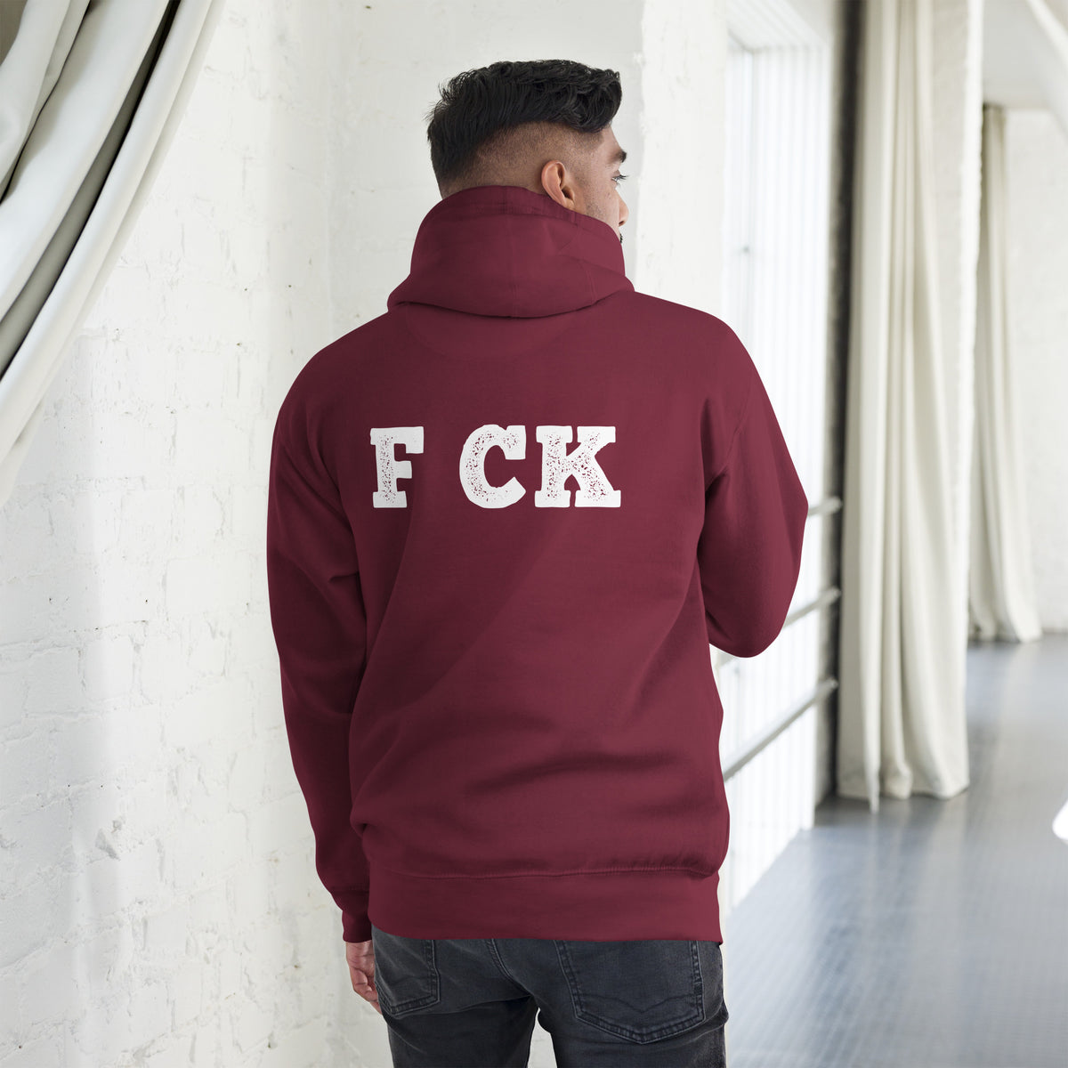 Biker - Premium Unisex Hoodie " Fuck"-Biker-Shirts