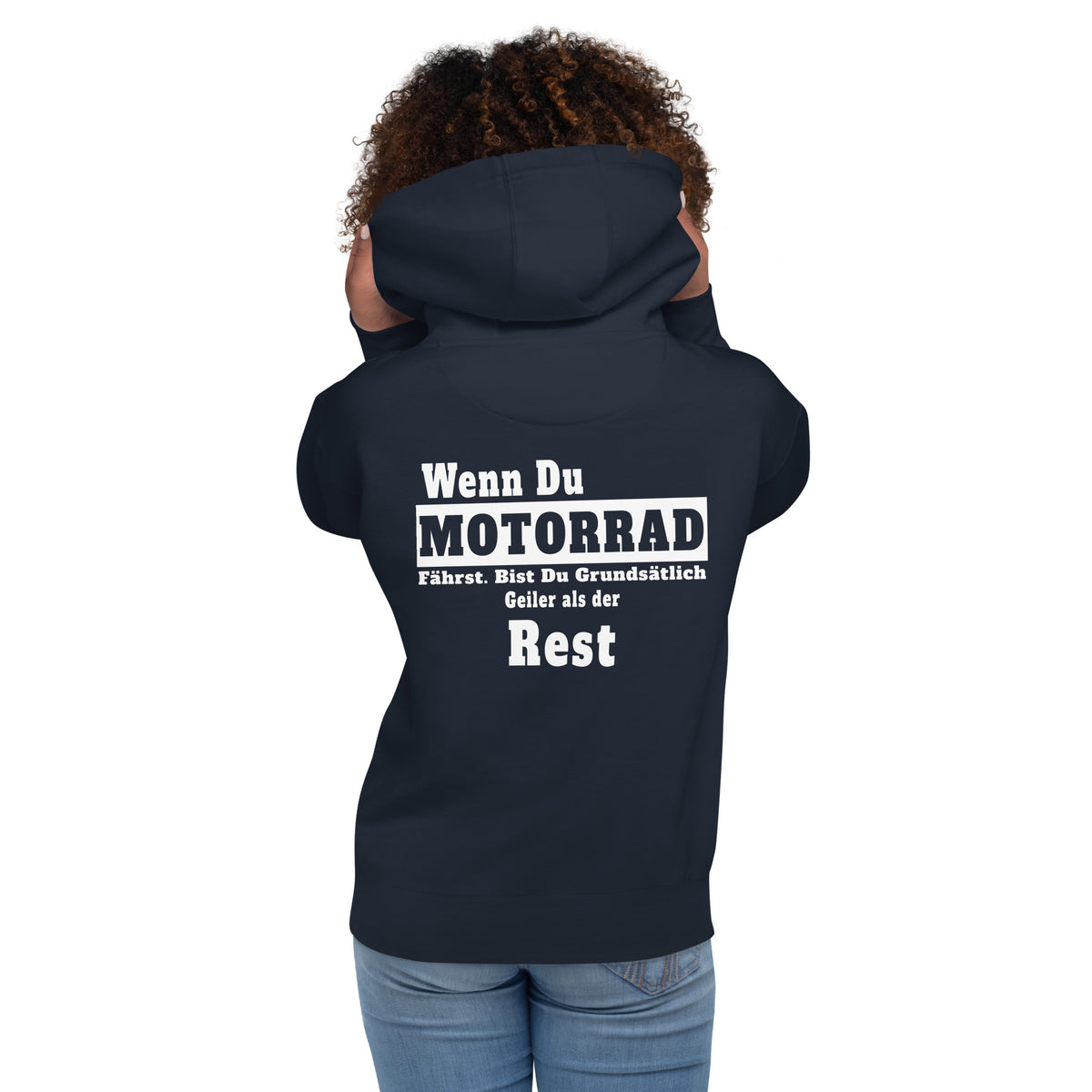 Biker - Premium Unisex Hoodie " Geiler als der Rest"-Biker-Shirts