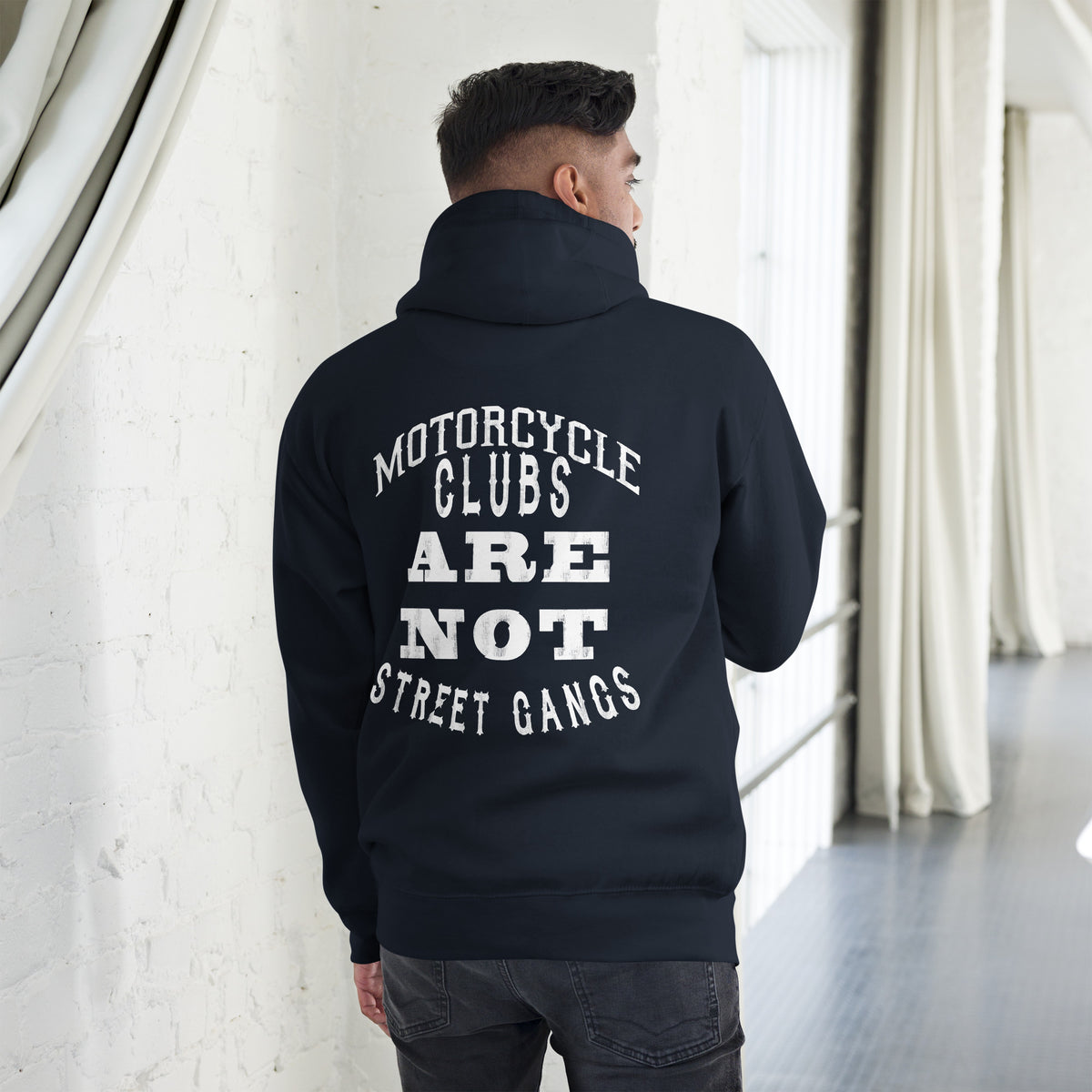 Biker - Premium Unisex Hoodie " Motorcycles Club´s are not a Streetgang"-Biker-Shirts