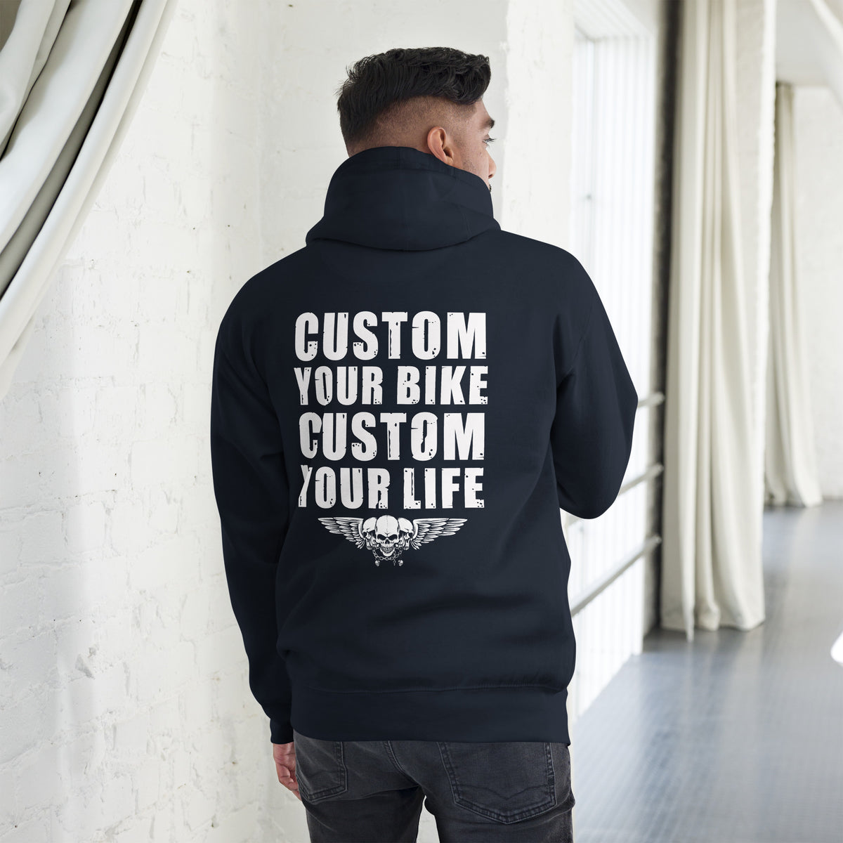 Biker - Premium Unisex Hoodie " Custom your Biker Custom Your Life"-Biker-Shirts